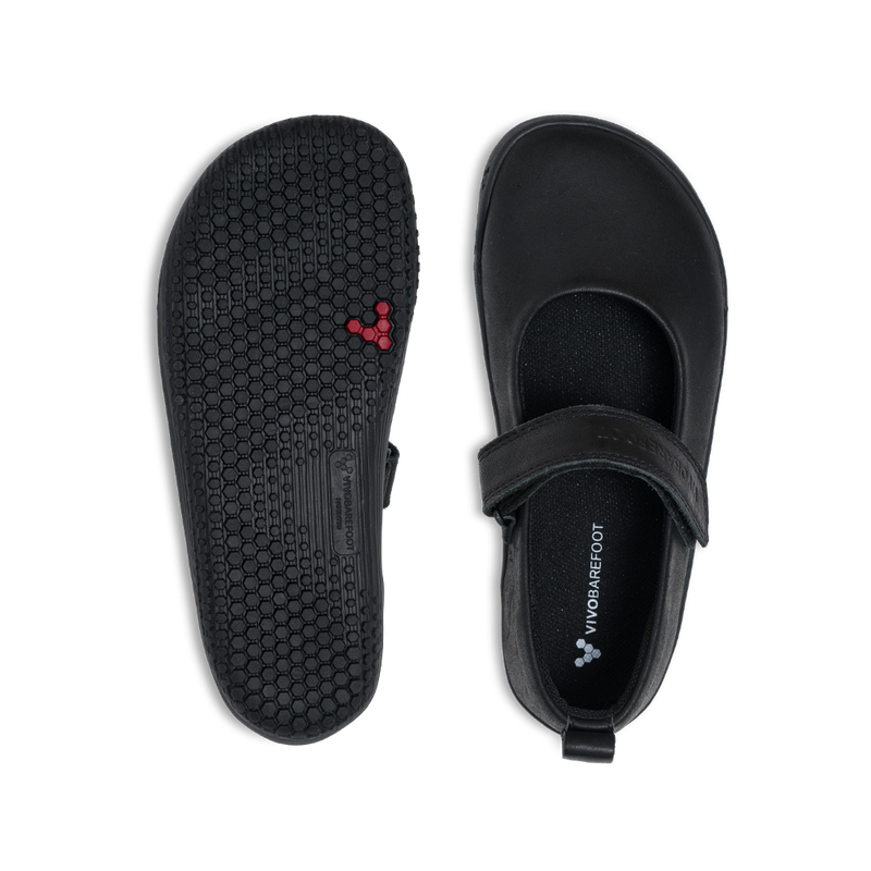 Load image into Gallery viewer, Vivobarefoot Wyn School Kids Obsidian
