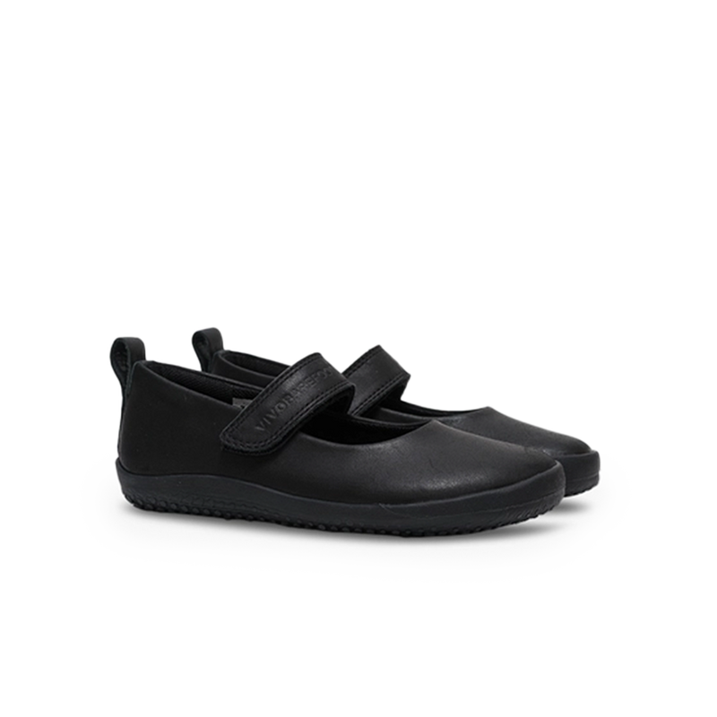 Load image into Gallery viewer, Vivobarefoot Wyn School Preschool Obsidian
