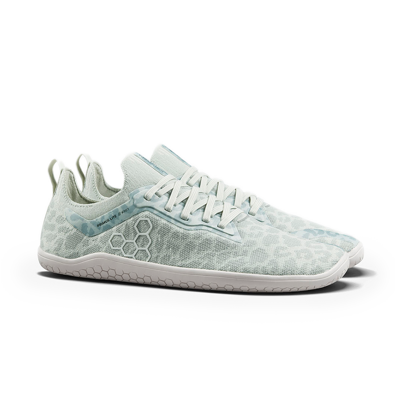 Load image into Gallery viewer, Vivobarefoot Primus Lite Knit Womens Frosted Mint Leopard
