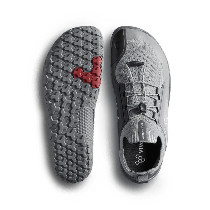 Load image into Gallery viewer, Vivobarefoot Primus Trail Knit FG Womens Ultimate Grey
