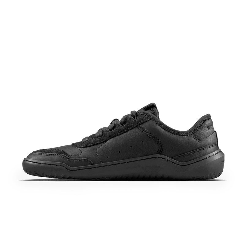 Load image into Gallery viewer, Vivobarefoot Gobi Sneaker Leather Womens Obsidian
