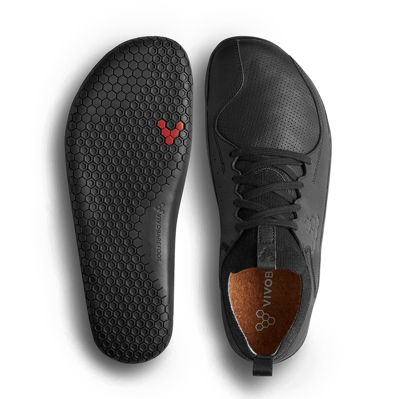 Load image into Gallery viewer, Vivobarefoot Primus Asana Leather Mens Obsidian
