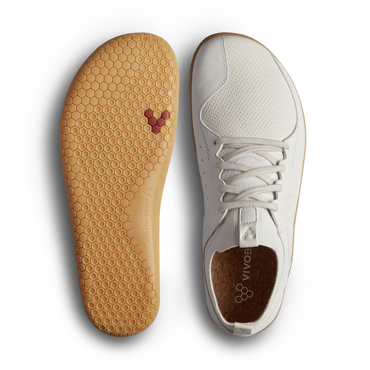 Vivobarefoot Primus Asana Leather Mens Limestone