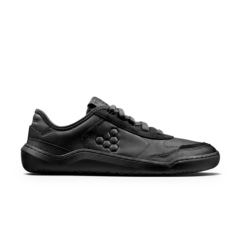 Load image into Gallery viewer, Vivobarefoot Gobi Sneaker Leather Mens Obsidian
