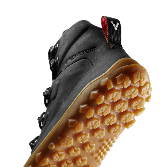 Vivobarefoot Tracker Leather AT Mens Obsidian