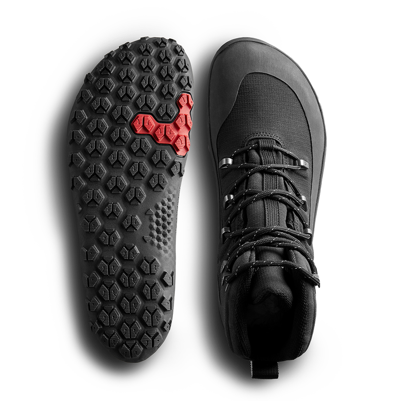 Load image into Gallery viewer, Vivobarefoot Tracker Textile AT Mens Obsidian
