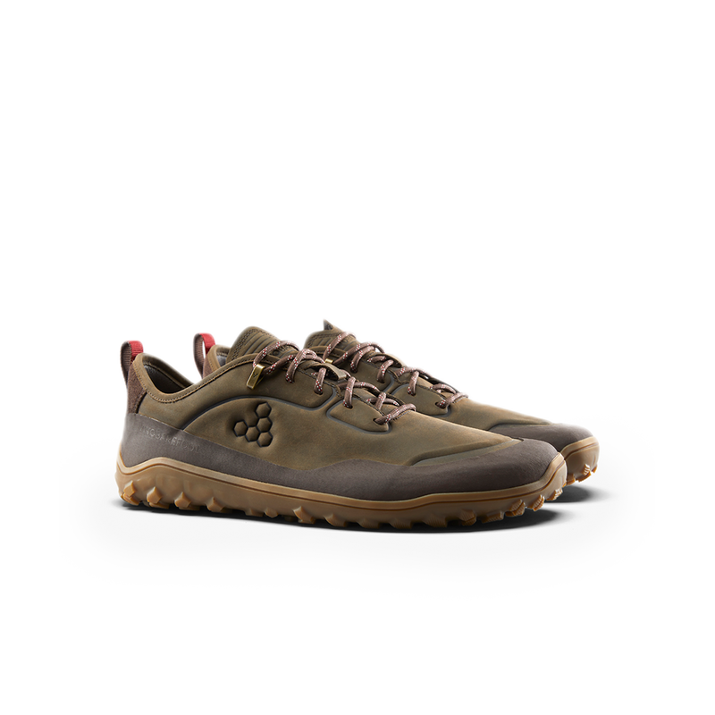 Load image into Gallery viewer, Vivobarefoot Tracker Leather Low Mens Bracken
