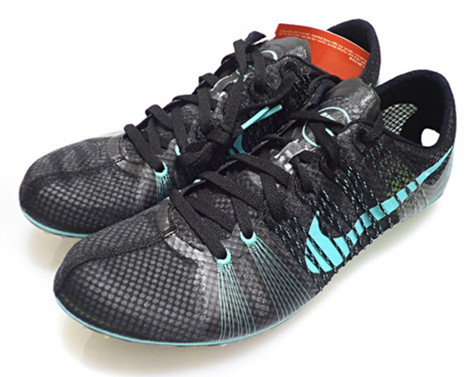 Nike Mens Zoom Victory Elite Track Distance Running Spikes - Black/Hyper Jade-0
