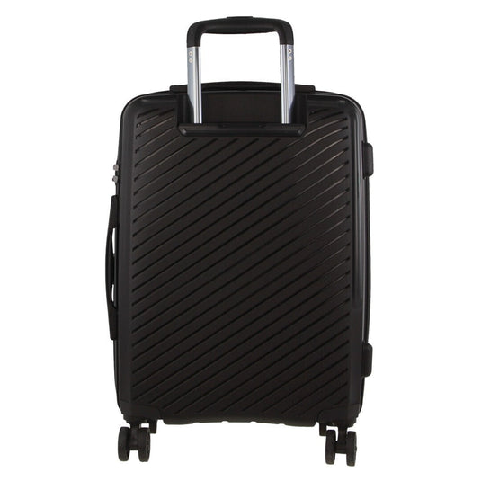 Monaco Hardshell 3-Piece Luggage Bag Set Travel Suitcase - Black