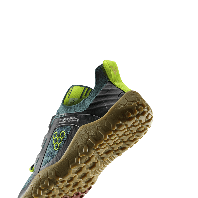 Load image into Gallery viewer, Vivobarefoot Primus Trail Knit FG Juniors June Bug
