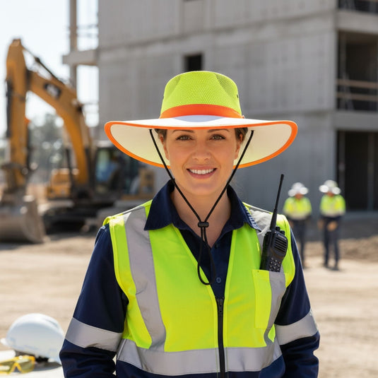 Jacaru 2016 Safety High-Vis Kooler Hat – Mesh | UPF 50+