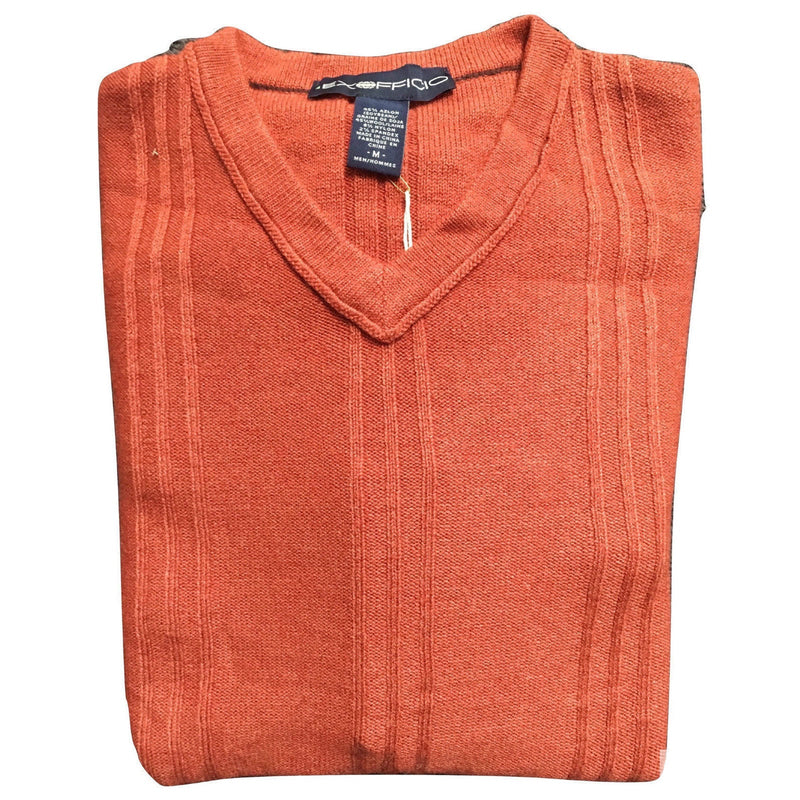 Load image into Gallery viewer, ExOfficio Mens Soy&#39;r V-Neck Knit Sweater Jumper Pullover Eco Wool Warm Quick Dry
