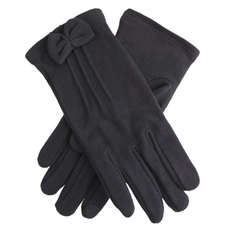 Load image into Gallery viewer, Dents Womens Viral Off Touchscreen Cotton Gloves Anti Viral - Black-1
