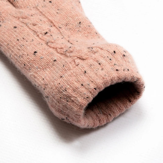 Dents Womens Cable Knit Gloves with Marl Yarn-4
