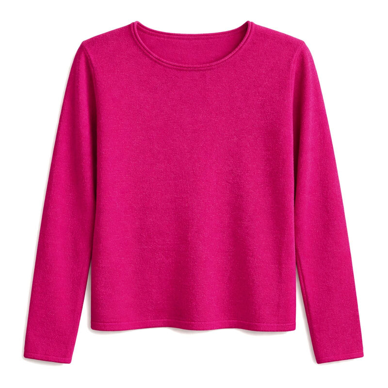 Load image into Gallery viewer, Luxury Cashmere Wool Pullover Jumper (Fine Knit) in Pink-0
