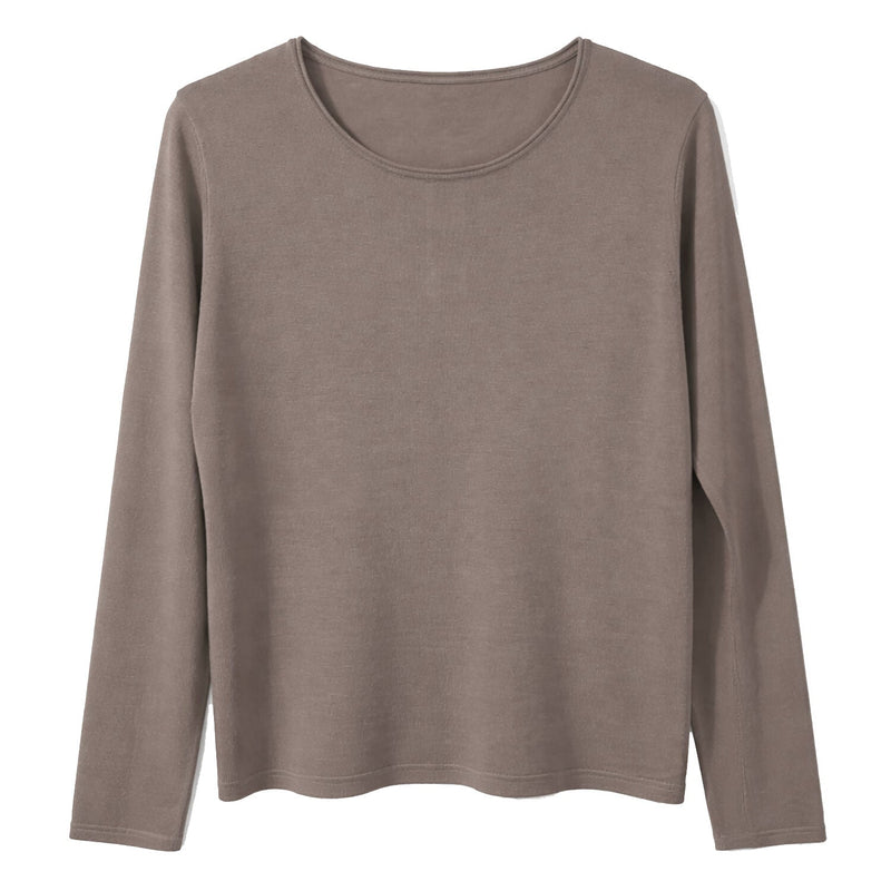 Load image into Gallery viewer, Luxury Cashmere Wool Pullover Jumper (Fine Knit) in Taupe-0
