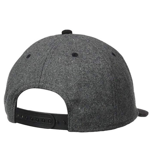 Goorin Brothers Mens Data Snapback Baseball Hat Cap Adjustable Wool Blend - Charcoal-2