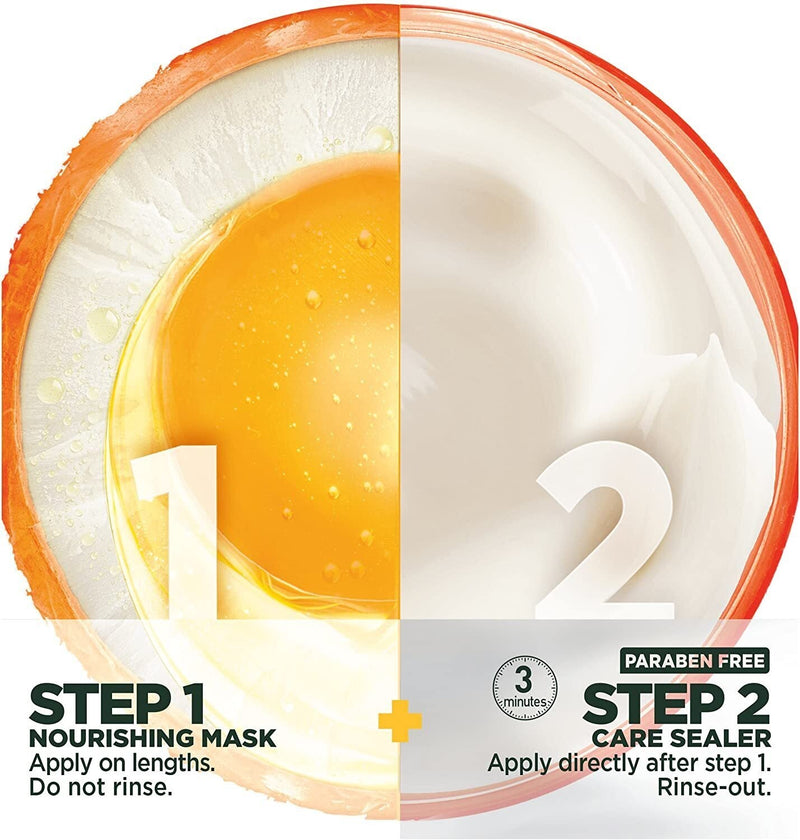 Load image into Gallery viewer, Garnier Fructis 15m L X2 Wonder Mask 2 Steps Nourishing Mask + Care Sealer-2
