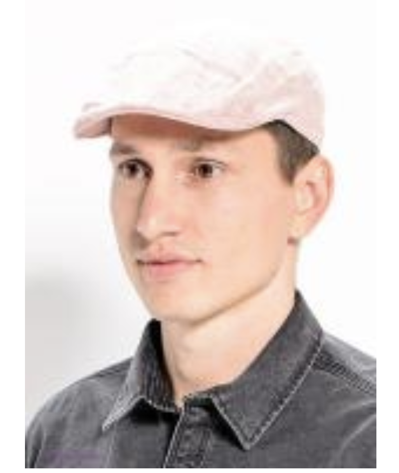 Load image into Gallery viewer, Stetson Mens Medison Linen Stripe Flat Cap Ivy Golf - Red-3
