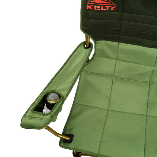 KELTY Lowdown 3-Person Couch Chair Lounge Seat Portable in Dill/Duffle