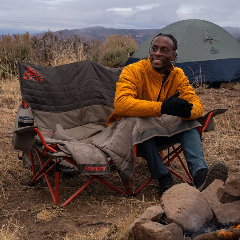 Load image into Gallery viewer, Kelty Low Loveseat Nest Camping Chair – Bungee Cord/Beluga
