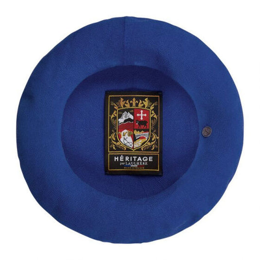 Authentic Unisex Summer Cotton Beret - Heritage by Laulhere in  Blue-3