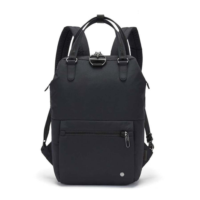 Pacsafe Citysafe CX Econyl Anti-Theft Mini Bag Backpack in Black
