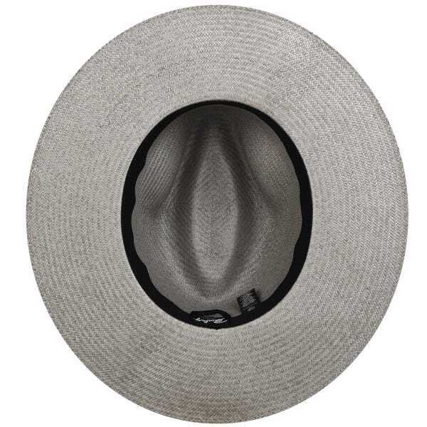 Load image into Gallery viewer, Bailey Mens Magness Straw Hat Panama Fedora Made in USA - Silver-3
