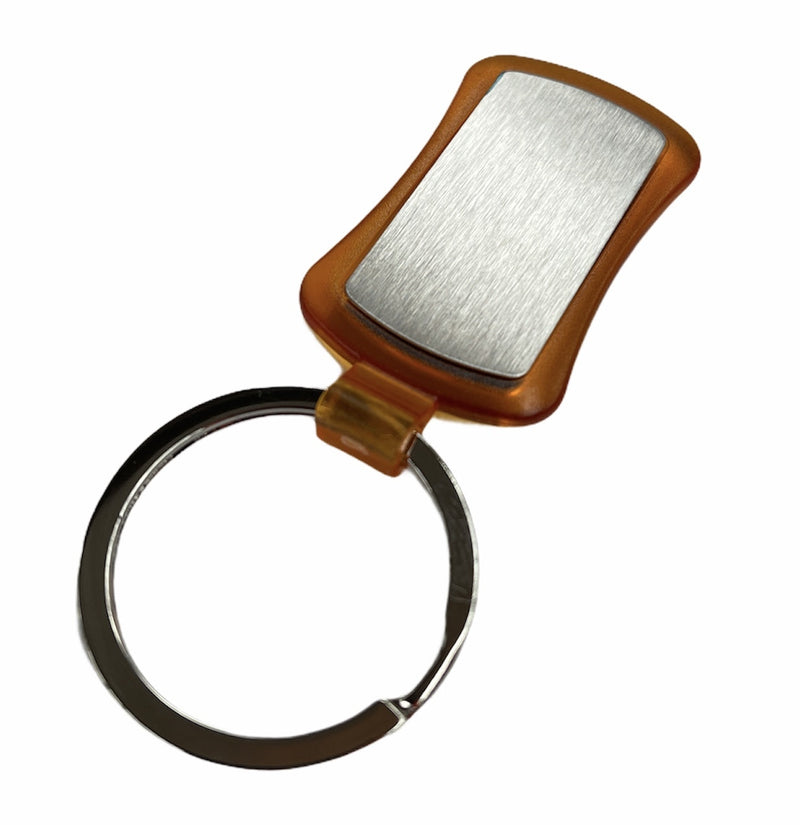 Load image into Gallery viewer, 50x Duo Key Tag Key Ring Keyring School Bag Badge Bulk - Orange-2
