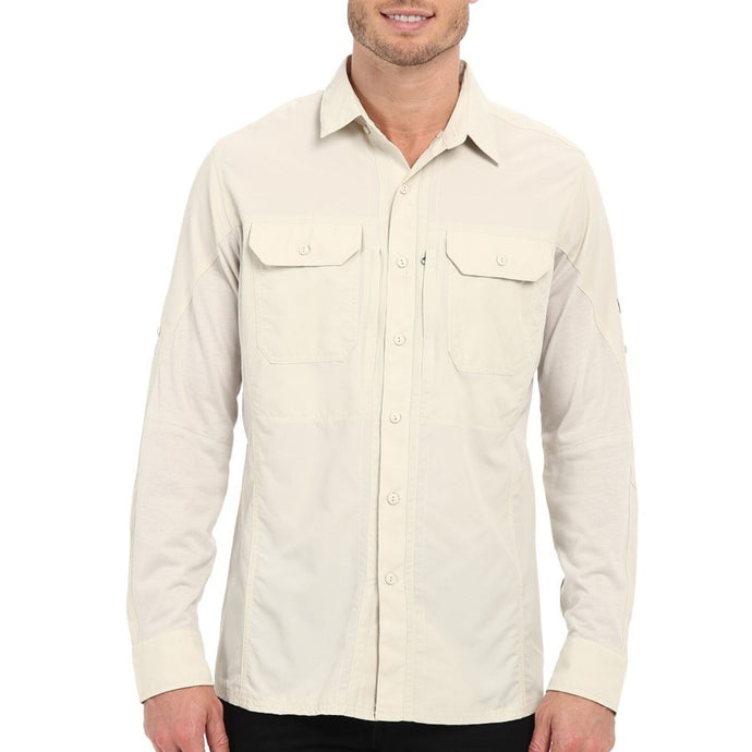 KUHL Airspeed Mens Long Sleeve Shirt Quick Dry UPF 30 Breathable in Natural Size XXL