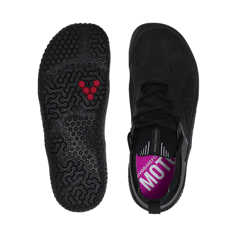 Load image into Gallery viewer, Vivobarefoot Motus Strength Womens Obsidian | Adventureco
