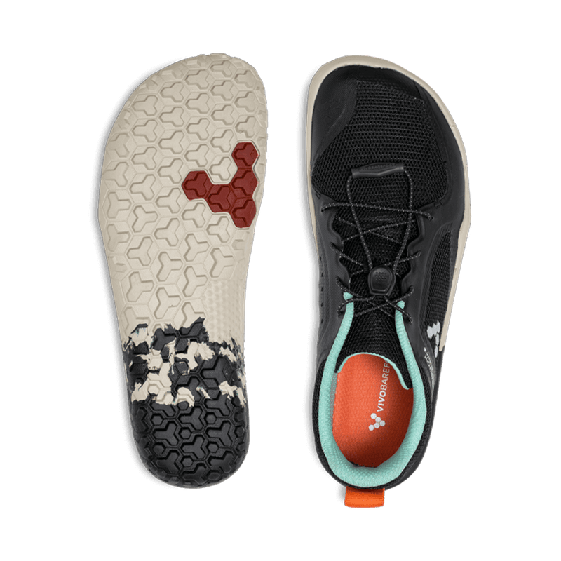 Load image into Gallery viewer, Vivobarefoot Primus Trail II FG Juniors Obsidian/Grey | Adventureco
