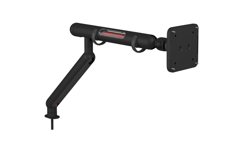 Load image into Gallery viewer, UFOU Kyber Monitor Arm Single Mount Bracket Heavy Duty Star Wars - Black-1
