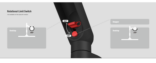 UFOU Kyber Monitor Arm Single Mount Bracket Heavy Duty Star Wars - Black-4