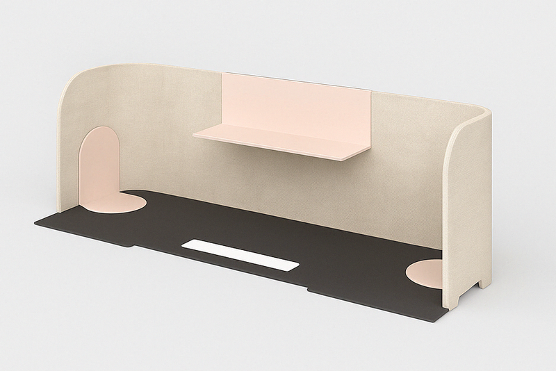 Load image into Gallery viewer, UFOU RAKO Mini Bookshelf for Upon Mini Table in Oat Milk-1

