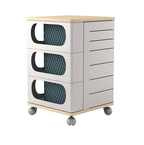UFOU Fitin Helix Modular Storage Cabinet Unit (7 Revolving Doors)-0