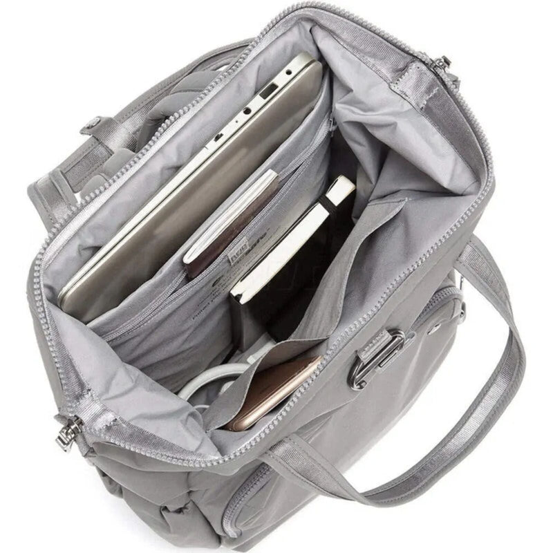 Load image into Gallery viewer, Pacsafe Citysafe CX Anti-Theft 13" Laptop Backpack Bag Econyl Gravity Gray-4
