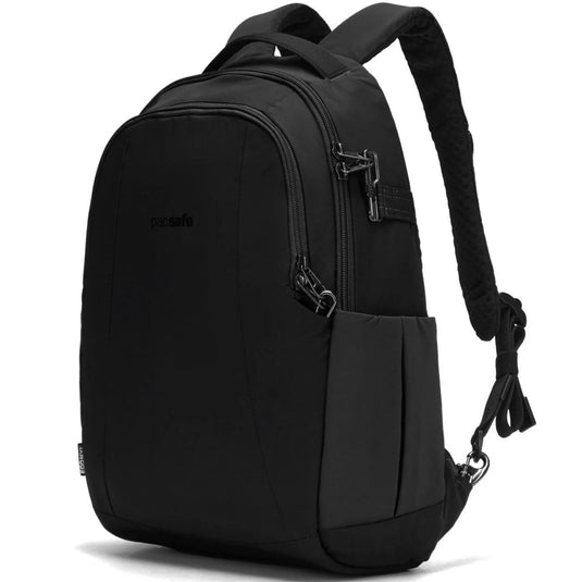 Pacsafe LS350 Anti-Theft 15L Econyl Backpack Bag in Black-1