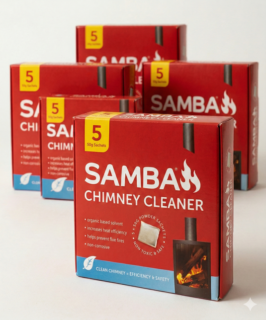 SAMBA Chimney Cleaner Sachets - 5 Packs of 5 Powder Sachets (25 Sachets Total)-1