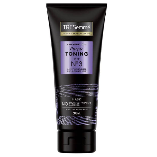 Tresemme 200ml Hair Mask Coconut Oil Purple Toning Step No3-1