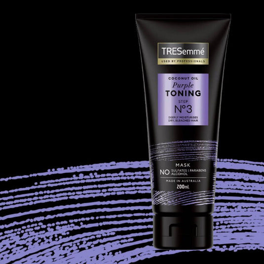 Tresemme 200ml Hair Mask Coconut Oil Purple Toning Step No3-2