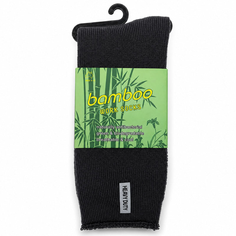 Load image into Gallery viewer, 6 Pairs Mens Bamboo Rich Work Socks Thick Cushioned Anti Odour - Assorted-3
