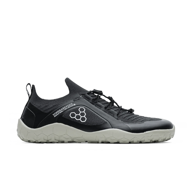 Load image into Gallery viewer, Vivobarefoot Primus Trail Knit FG Womens Obsidian/Pelican | Adventureco
