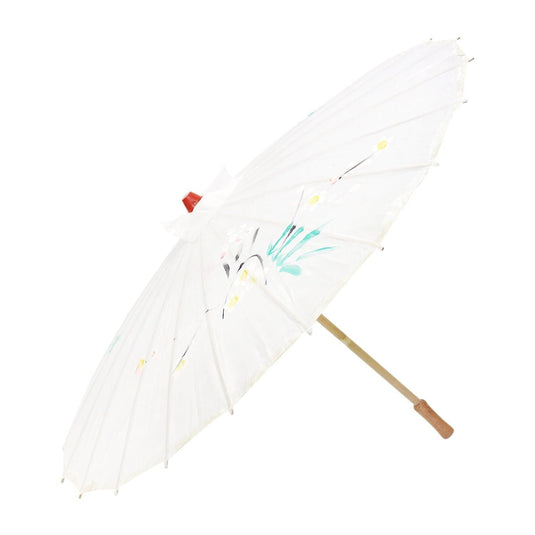 6x PARASOL UMBRELLA Chinese Japanese Bamboo Flower Pattern 80cm Large BULK - Assorted Colour Pack-3