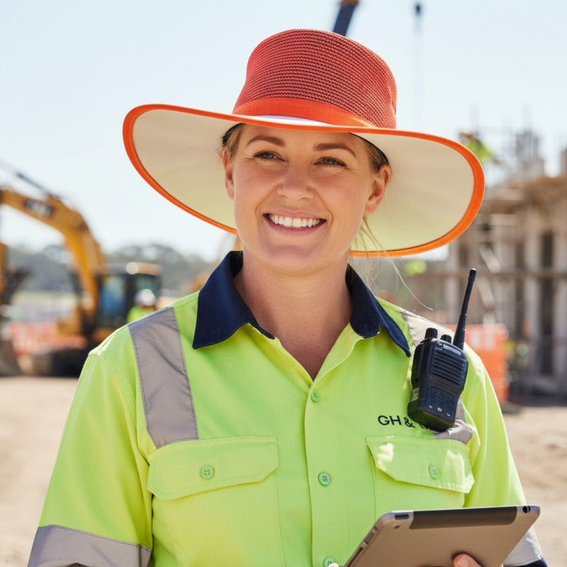 Load image into Gallery viewer, Jacaru 2016 Safety High-Vis Kooler Hat – Mesh | UPF 50+
