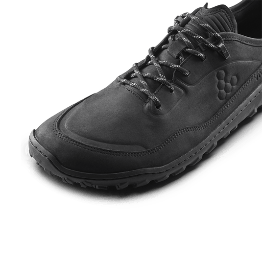 Vivobarefoot Tracker Leather AT Low II Men's Barefoot Hiking Shoe – Obsidian