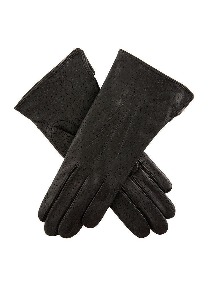 Load image into Gallery viewer, Dents Womens Imipec Leather Gloves Warm Winter Elegant - Black-2
