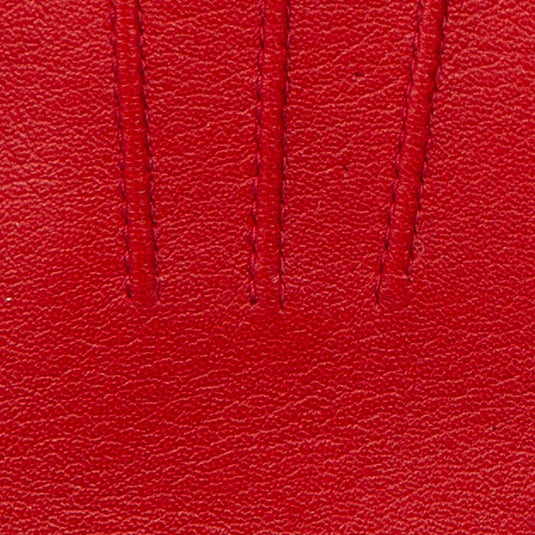 Dents Women's Emma Three-Point Leather Gloves - Berry Red