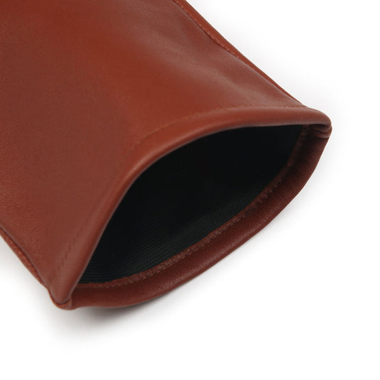 Dents Women's Single-Point Above-Elbow Leather Gloves – Cognac