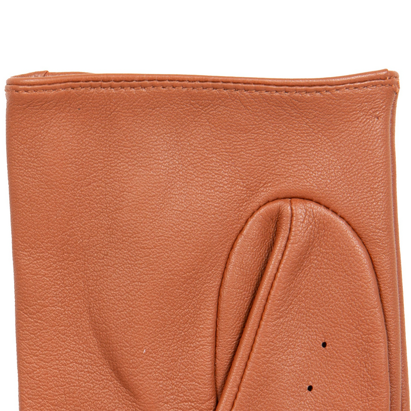 Load image into Gallery viewer, Dents Women's Fingerless Leather Driving Gloves – Cognac
